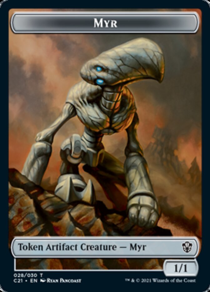 Myr // Treasure Token [Commander 2021 Tokens] (TC21 28)