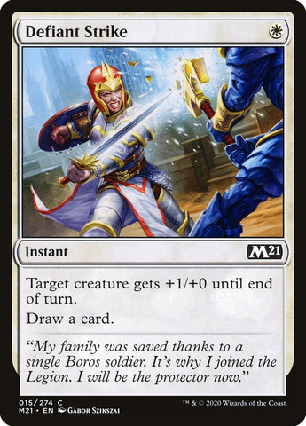 Defiant Strike [Core Set 2021] (M21 15)