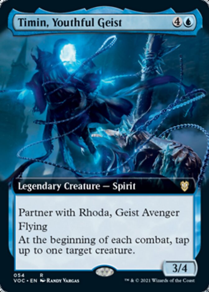 Timin, Youthful Geist (Extended) [Innistrad: Crimson Vow Commander] (VOC 54)