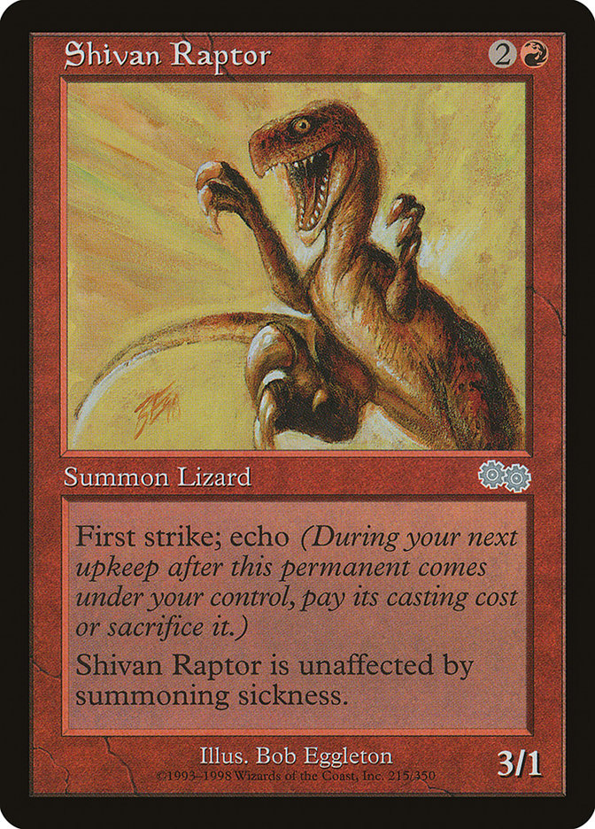 Shivan Raptor [Urza's Saga] (USG 215)