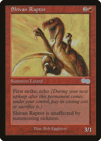 Shivan Raptor [Urza's Saga] (USG 215)