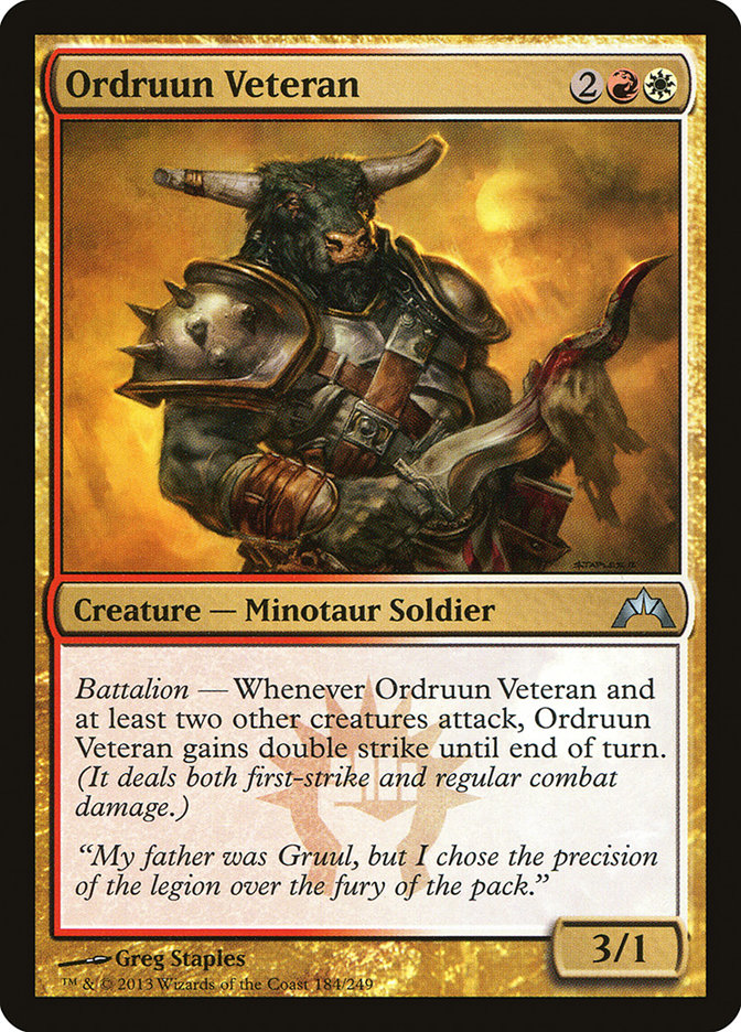 Ordruun Veteran [Gatecrash] (GTC 184)