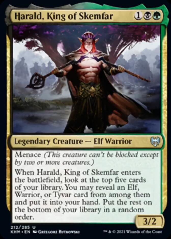 Harald, King of Skemfar [Kaldheim] (KHM 212)