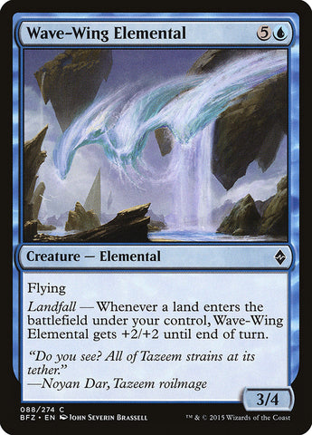Wave-Wing Elemental [Battle for Zendikar] (BFZ 88)