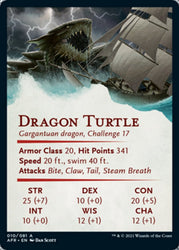 Dragon Turtle Art Card [Dungeons & Dragons: Adventures in the Forgotten Realms Art Series] (AAFR 10)