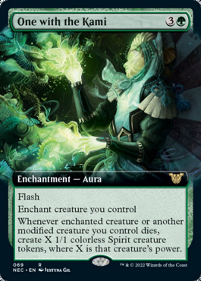 One with the Kami (Extended) [Kamigawa: Neon Dynasty Commander] (NEC 69)