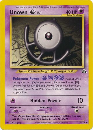 Unown [U] (51/75) [Neo Discovery]