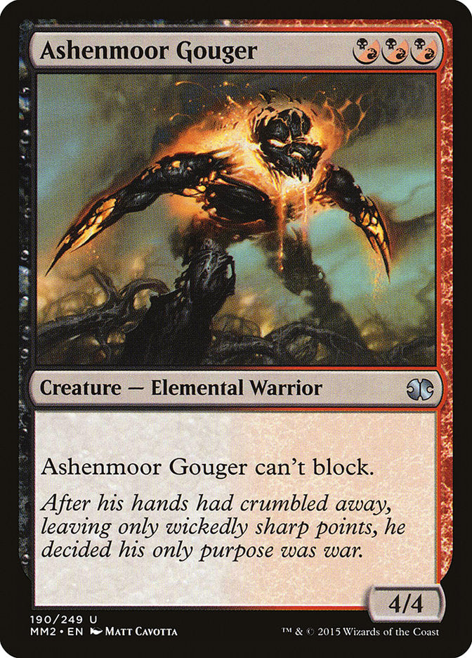 Ashenmoor Gouger [Modern Masters 2015] (MM2 190)
