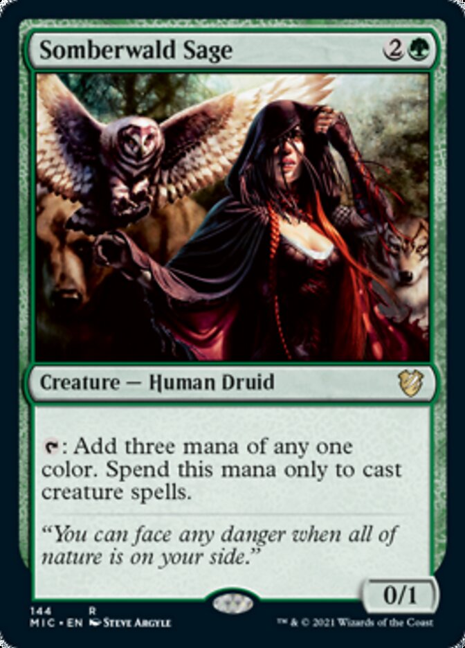 Somberwald Sage [Innistrad: Midnight Hunt Commander] (MIC 144)