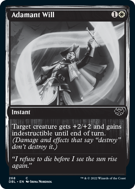 Adamant Will [Innistrad: Double Feature] (DBL 268)