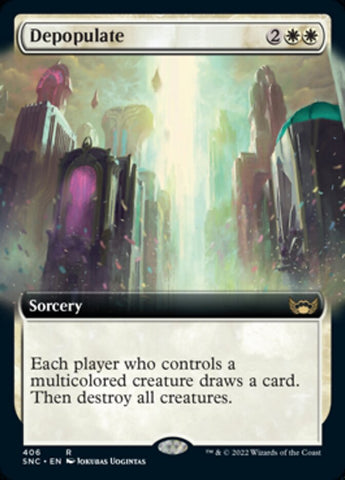 Depopulate (Extended Art) [Streets of New Capenna] (SNC 406)