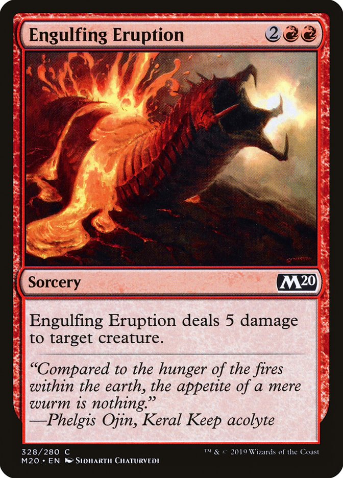Engulfing Eruption [Core Set 2020] (M20 328)