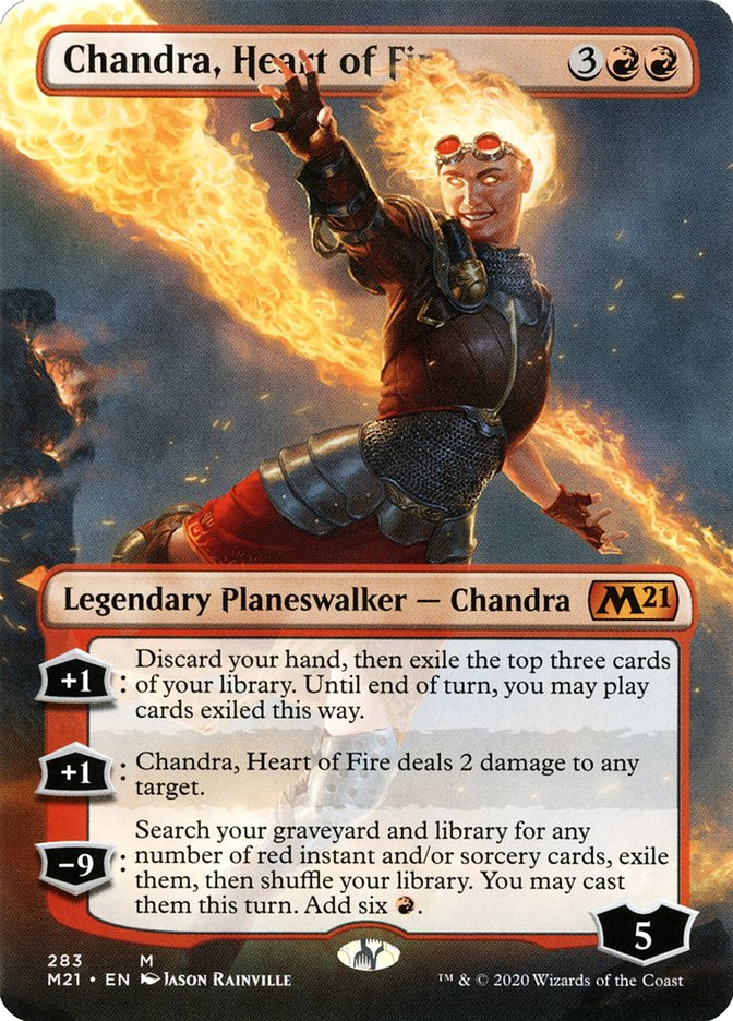 Chandra, Heart of Fire (Borderless) [Core Set 2021] (M21 283)