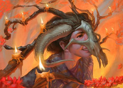 Hedgewitch's Mask Art Card [Innistrad: Midnight Hunt Art Series] (AMID 17)