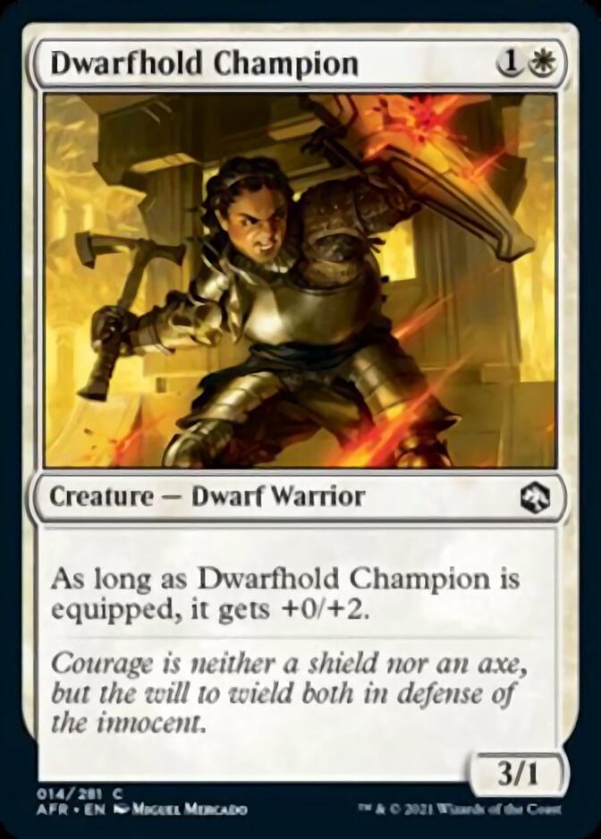 Dwarfhold Champion [Dungeons & Dragons: Adventures in the Forgotten Realms] (AFR 14)
