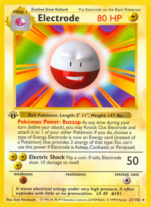 Electrode (21/102) [Base Set 1st Edition]