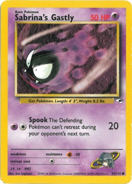 Sabrina's Gastly (93/132) [Gym Heroes]