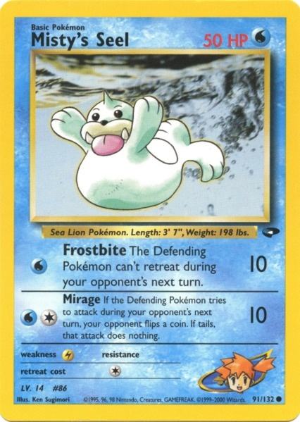 Misty's Seel (91/132) [Gym Challenge]