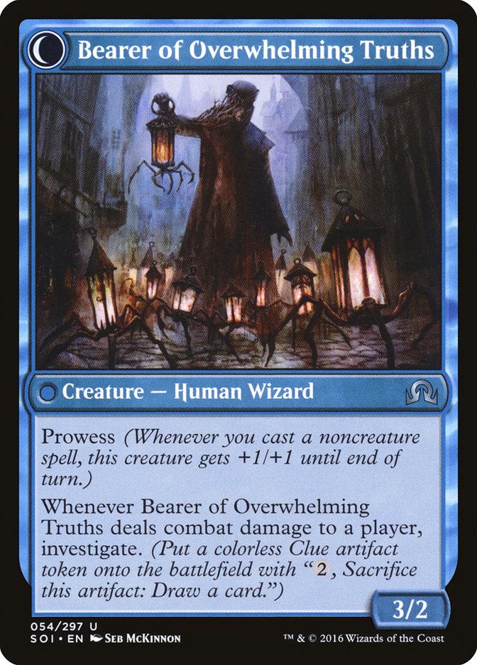 Daring Sleuth // Bearer of Overwhelming Truths [Shadows over Innistrad] (SOI 54)