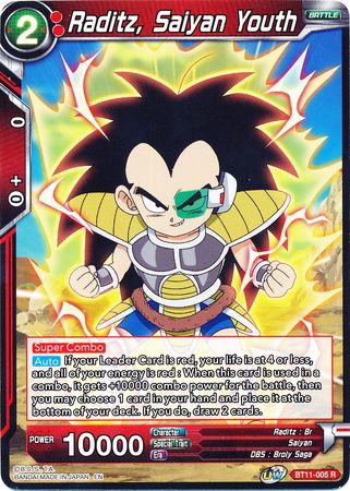 Raditz, Saiyan Youth [BT11-005]