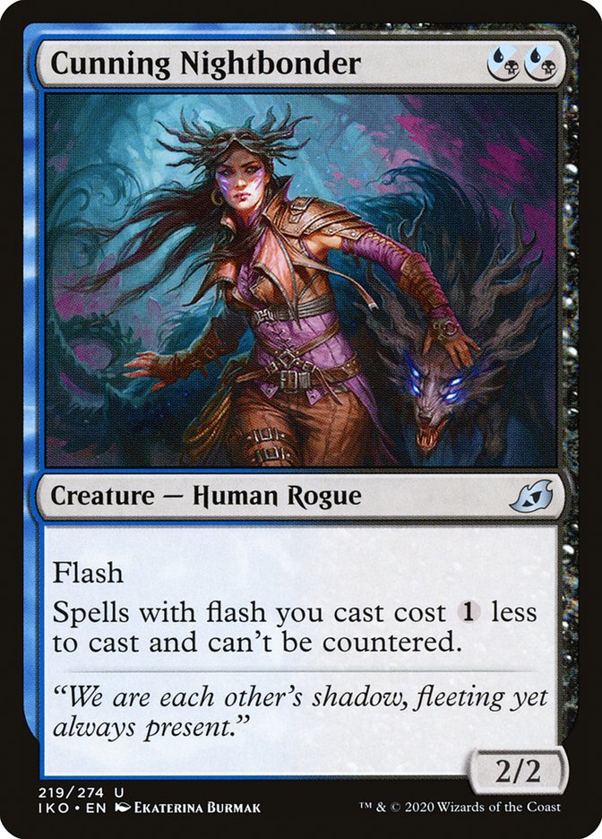 Cunning Nightbonder [Ikoria: Lair of Behemoths] (IKO 219)