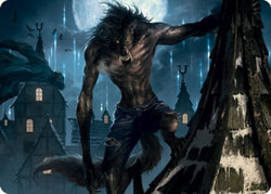 Stalking Predator Art Card [Innistrad: Midnight Hunt Art Series] (AMID 40)