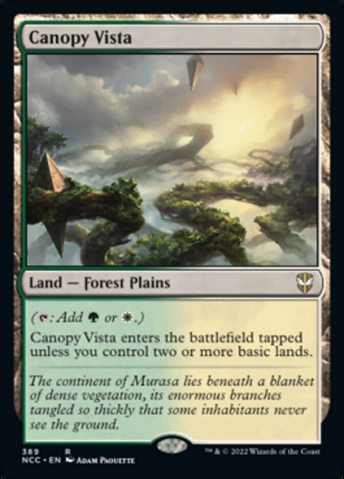 Canopy Vista [Streets of New Capenna Commander] (NCC 389)