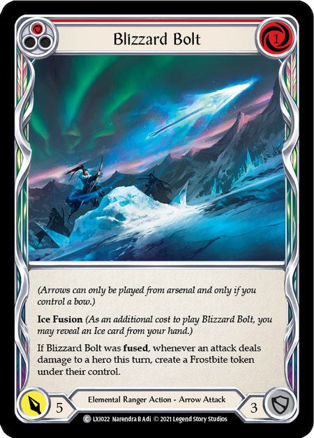 Blizzard Bolt (Red) [LXI022] 1st Edition Normal