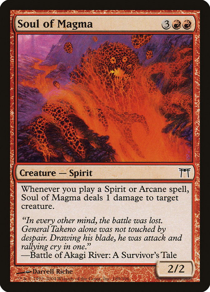 Soul of Magma [Champions of Kamigawa] (CHK 189)