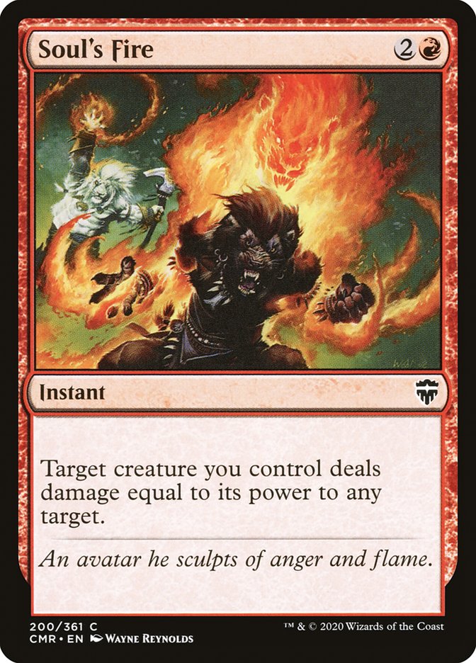 Soul's Fire [Commander Legends] (CMR 200)