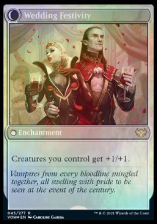 Wedding Announcement // Wedding Festivity [Innistrad: Crimson Vow Prerelease Promos] (PVOW 45)