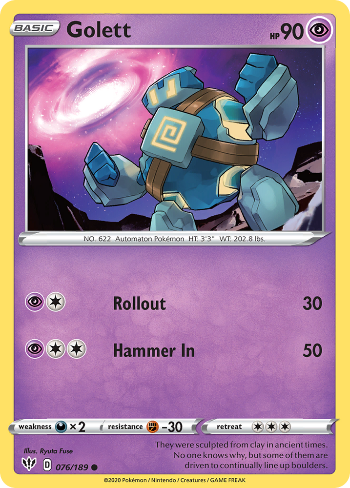 Golett (76/189) [Sword & Shield: Darkness Ablaze]