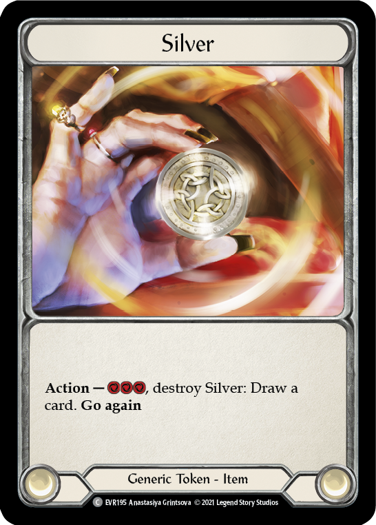 Silver [EVR195] 1st Edition Rainbow Foil