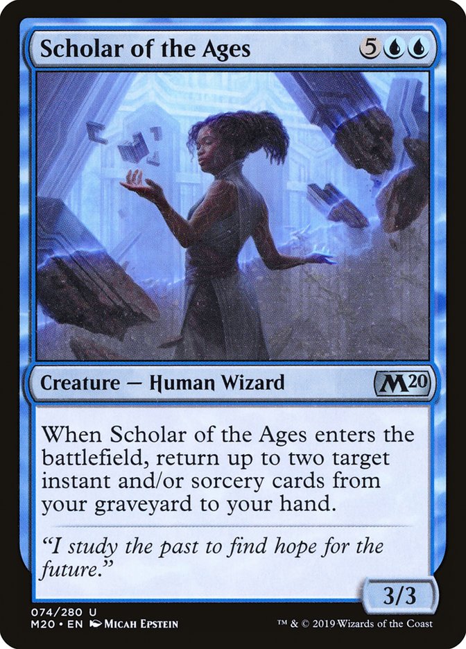 Scholar of the Ages [Core Set 2020] (M20 74)