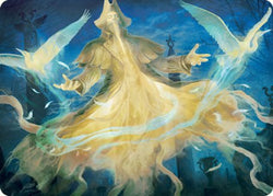 Heron-Blessed Geist Art Card [Innistrad: Crimson Vow Art Series] (AVOW 13)