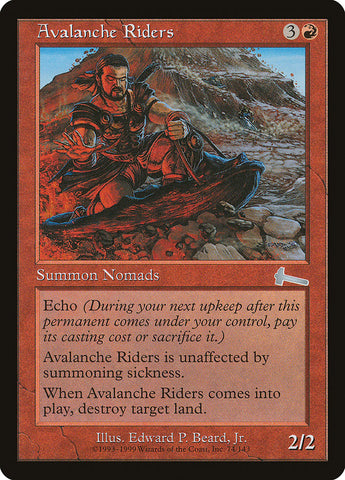 Avalanche Riders [Urza's Legacy] (ULG 74)