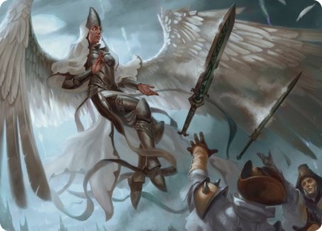 Angelic Quartermaster Art Card [Innistrad: Crimson Vow Art Series] (AVOW 5)