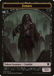 Vampire // Zombie Double-sided Token [Commander 2017 Tokens] (TC17 4)