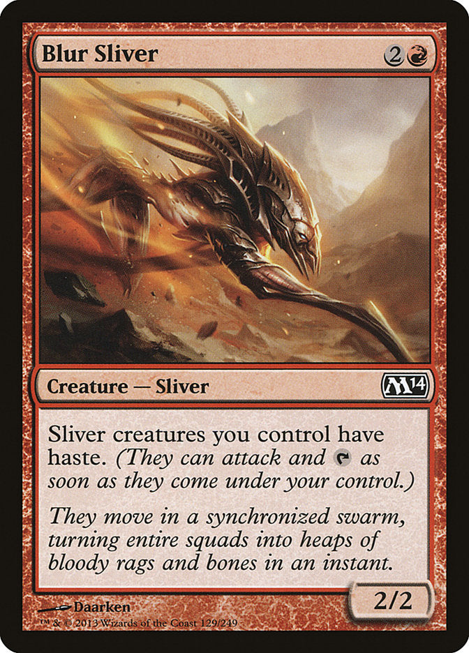 Blur Sliver [Magic 2014] (M14 129)