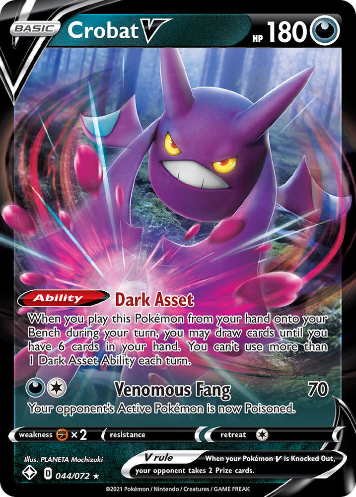 Crobat V (44/72) [Sword & Shield: Shining Fates]