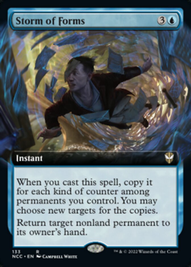 Storm of Forms (Extended Art) [Streets of New Capenna Commander] (NCC 133)