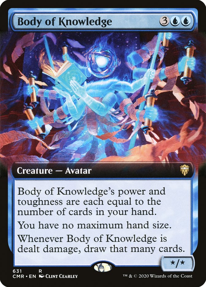 Body of Knowledge (Extended Art) [Commander Legends] (CMR 631)