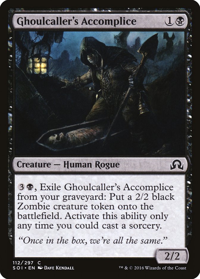 Ghoulcaller's Accomplice [Shadows over Innistrad] (SOI 112)