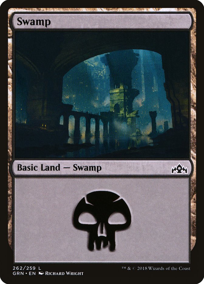 Swamp (#262) [Guilds of Ravnica] (GRN 262)