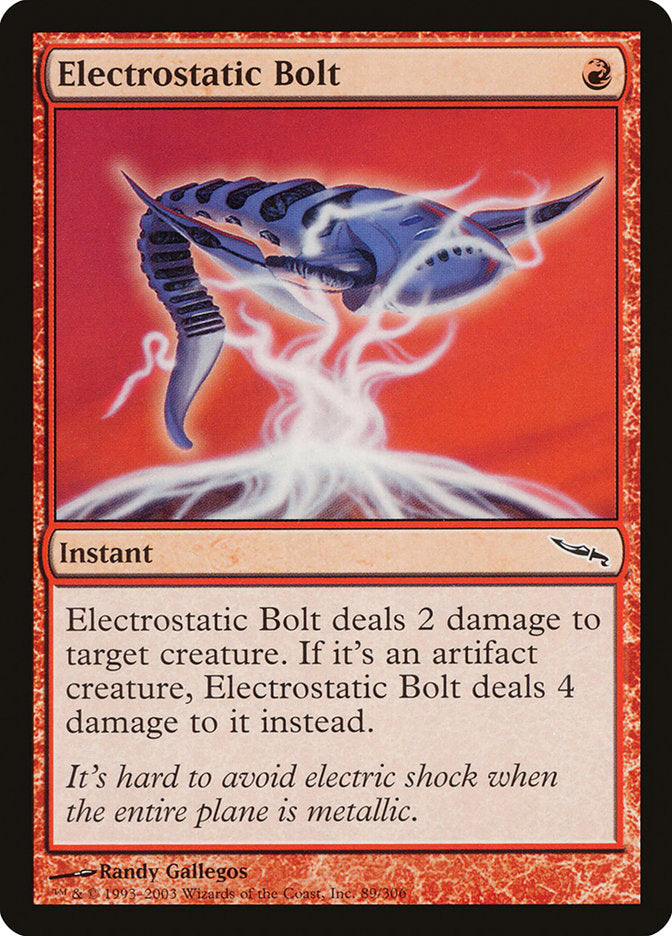 Electrostatic Bolt [Mirrodin] (MRD 89)
