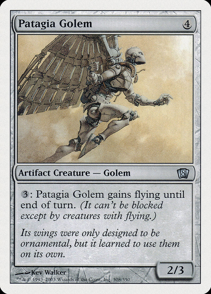 Patagia Golem [Eighth Edition] (8ED 308)