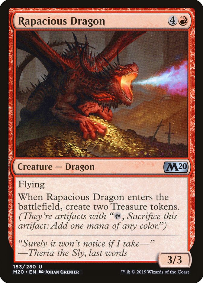 Rapacious Dragon [Core Set 2020] (M20 153)