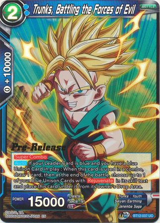 Trunks, Battling the Forces of Evil [BT12-037]