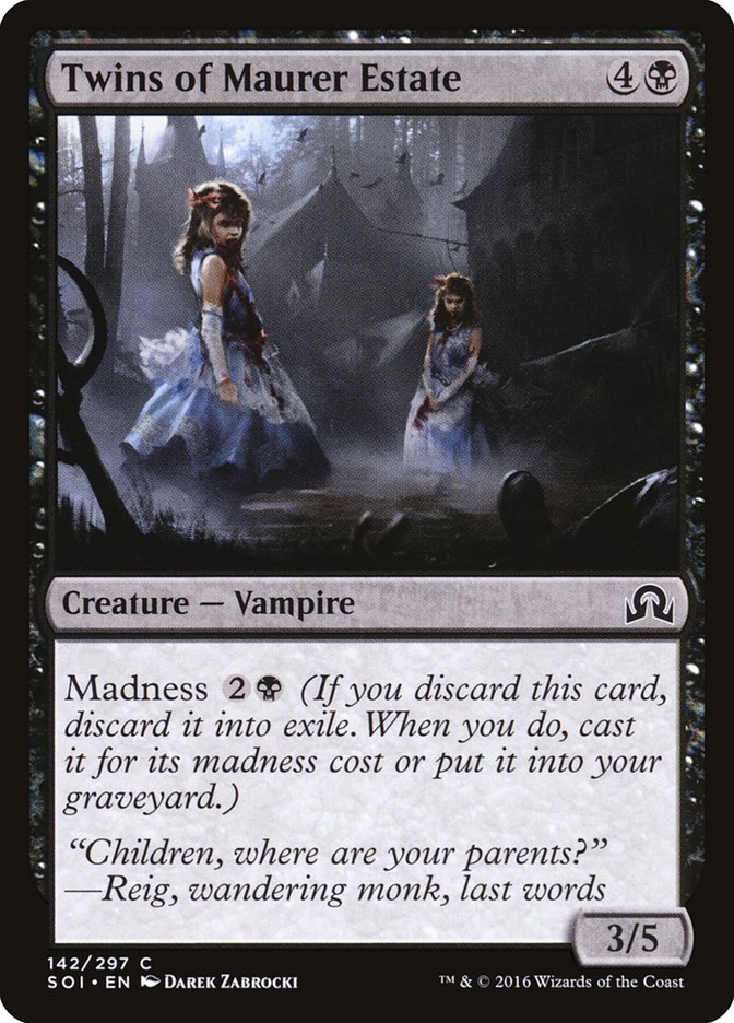 Twins of Maurer Estate [Shadows over Innistrad] (SOI 142)