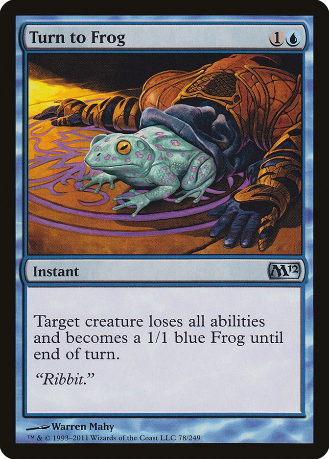 Turn to Frog [Magic 2012] (M12 78)